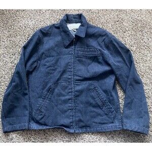 Vintage Denim Work Jacket Size 40 Bi Swing Talon Zipper